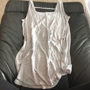 High side slit tank top